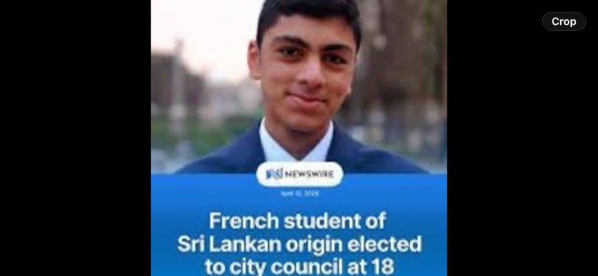 18 வயது இலங்கை வம்சாவளி பிலால் லுக்மான் பிரான்ஸ் நகர சபைக்கு தெரிவு!